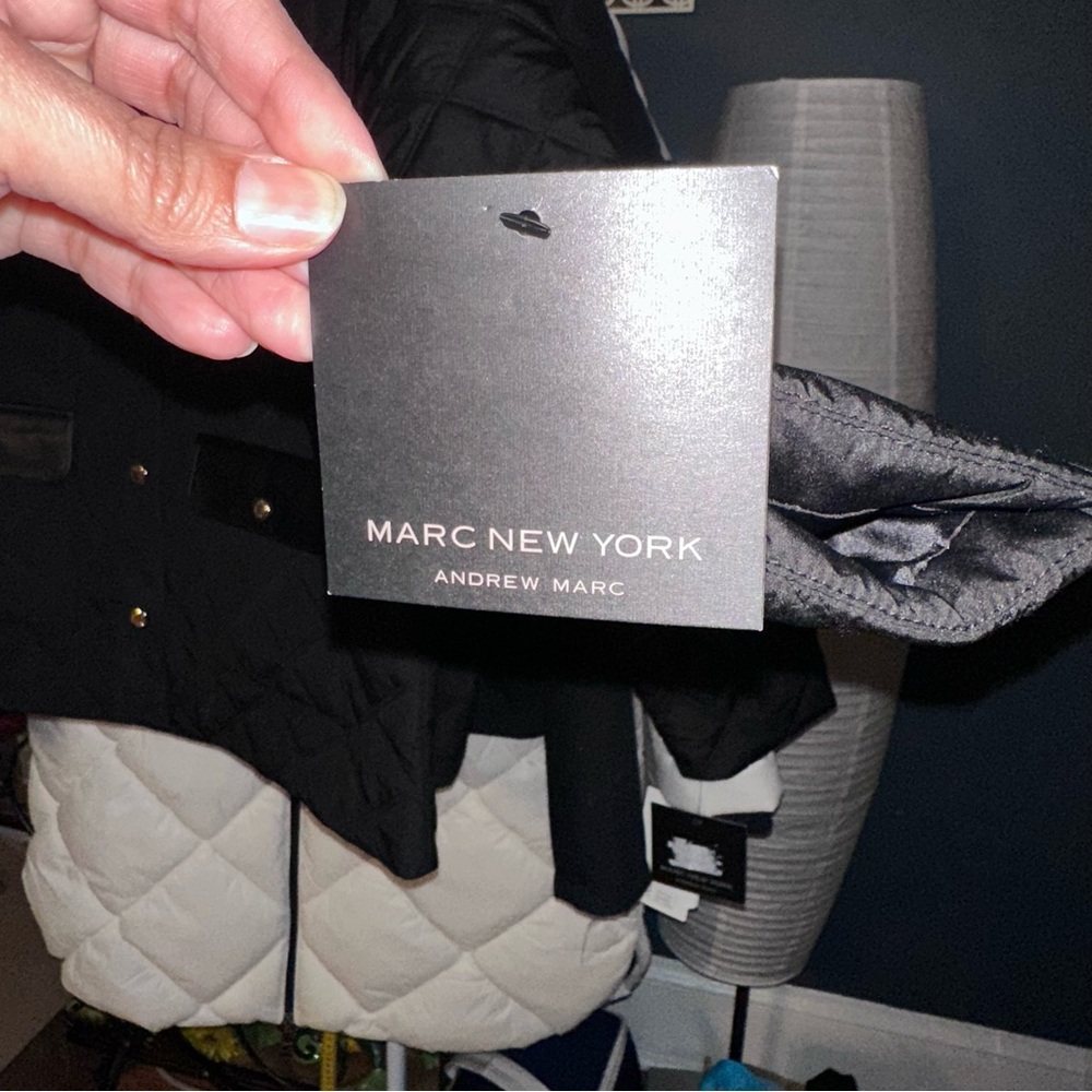 Marc New York Black Quilted Puffer Jacket - Picture 2 of 7